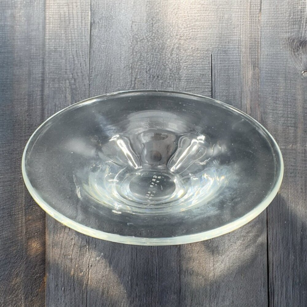 Crabtree & Evelyn Clear Glass‎ Crystal Bowl Dish Votive Candle Holder Marked